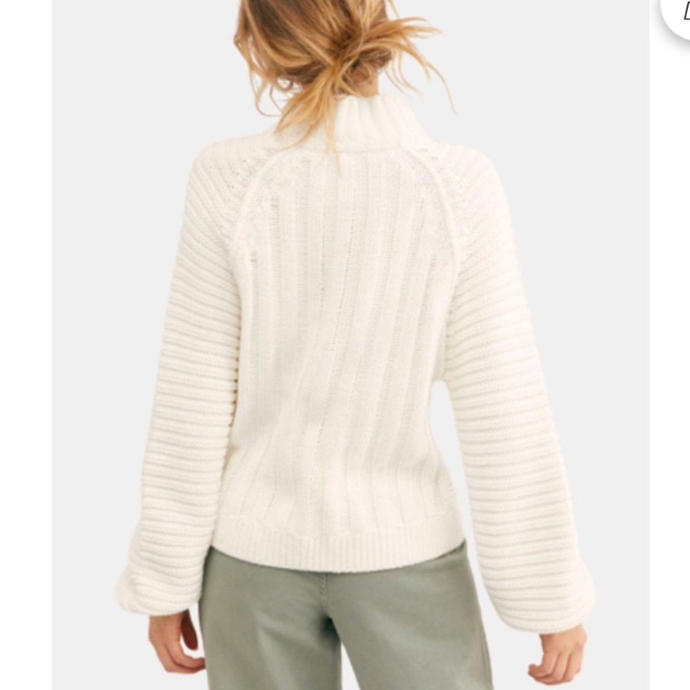 FREE PEOPLE Sweetheart Mock Neck Sweater - Picture 2 of 9